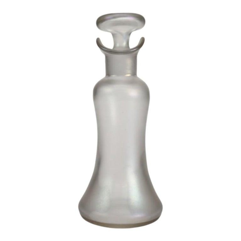 Antique Steuben Verra De Soie Glass Decanter C1920 - 5