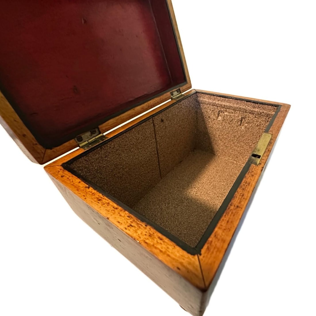 Antique English Regency Rosewood Tea Sarcophagus Caddy W/Satinwood Edging c.1820s - 5