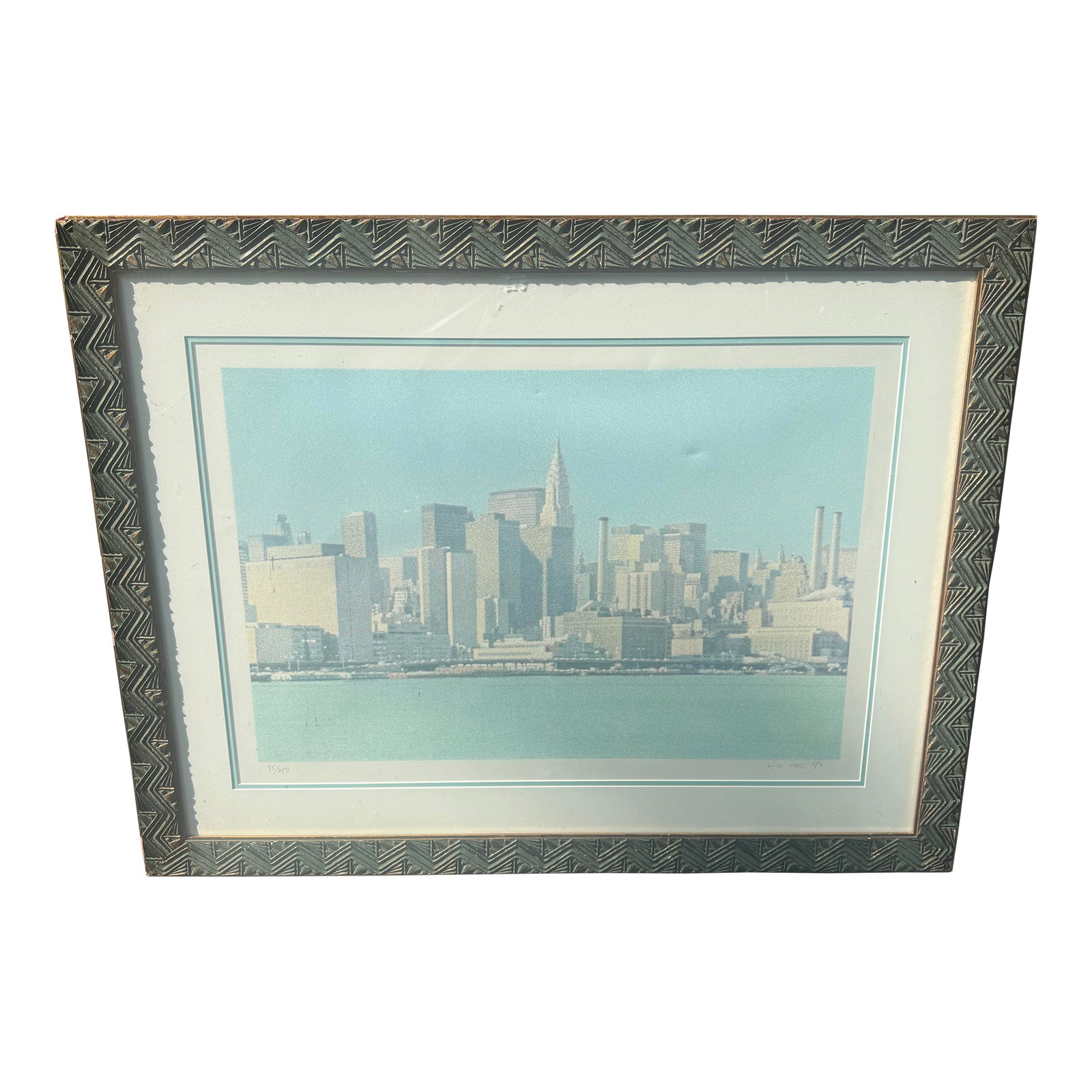 Han Hsiang-Ning 1980 Cityscape Signed Limited Edition Lithograph 29x35 95/250 (1 of 7)