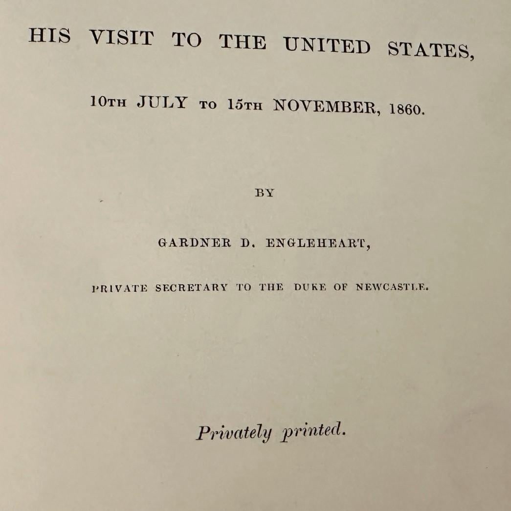 Antique 1st Ed Book: Journal of the Progress of h.r.h. The Prince of Wales Through British North Ame - 4