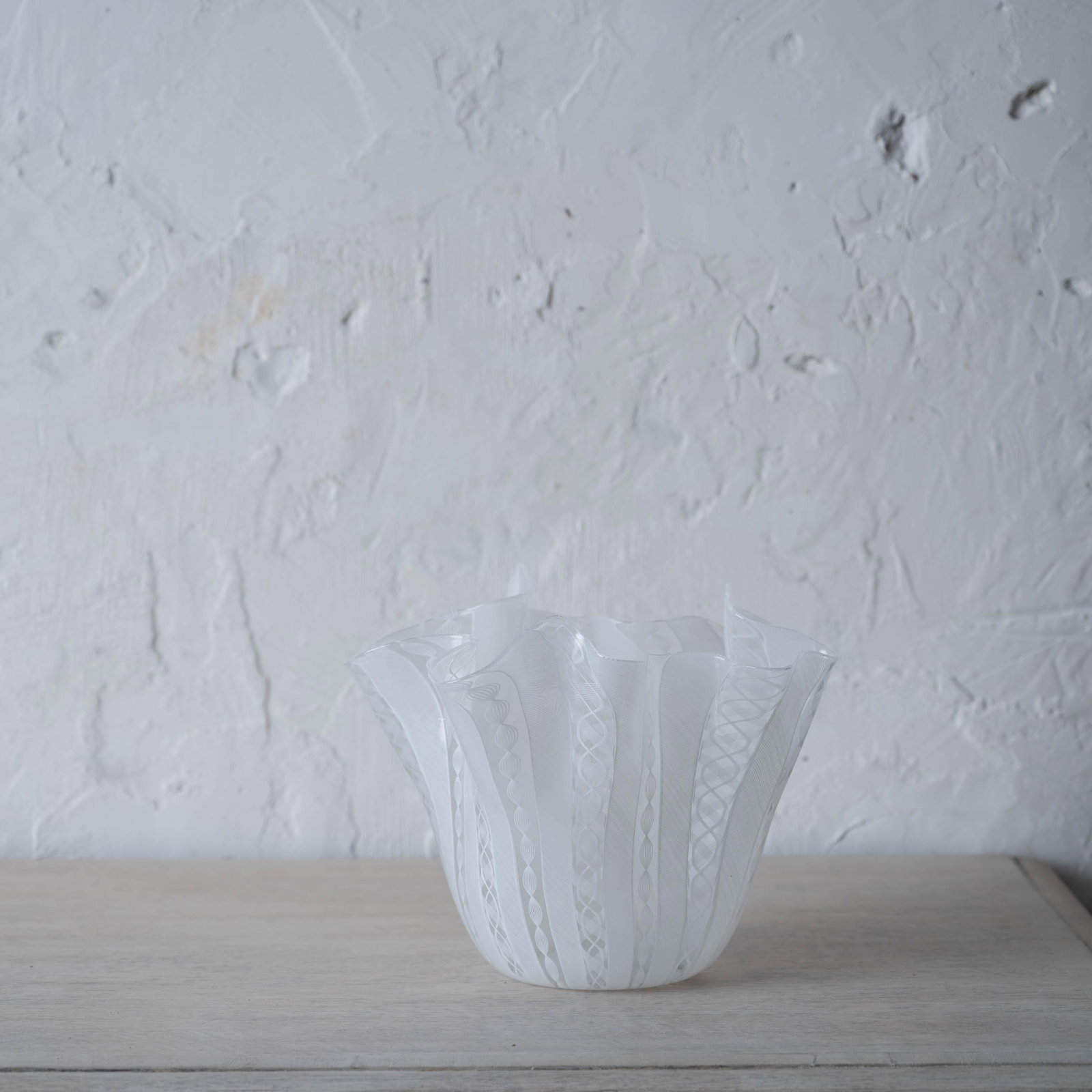 Bianconi Fazzoletto Zanfirico Handkerchief Vase for Venini, 2002 - 2