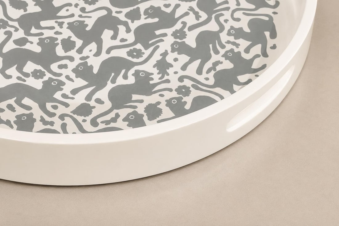 Large "Ocelote" Tray, Wood, Ensamble Artesano, 2024 - 10