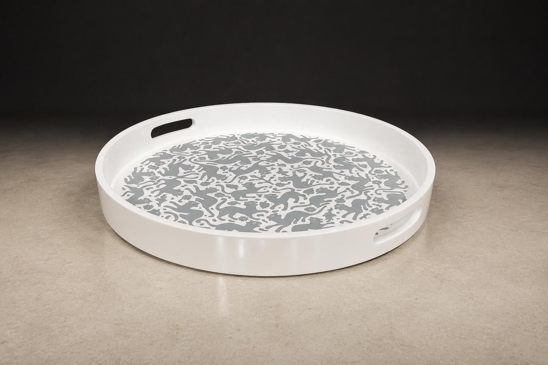 Large "Ocelote" Tray, Wood, Ensamble Artesano, 2024 - 6