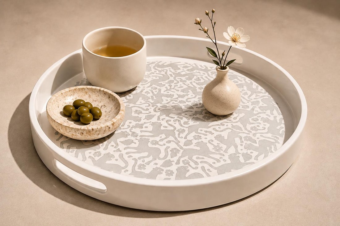 Large "Ocelote" Tray, Wood, Ensamble Artesano, 2024 - 15