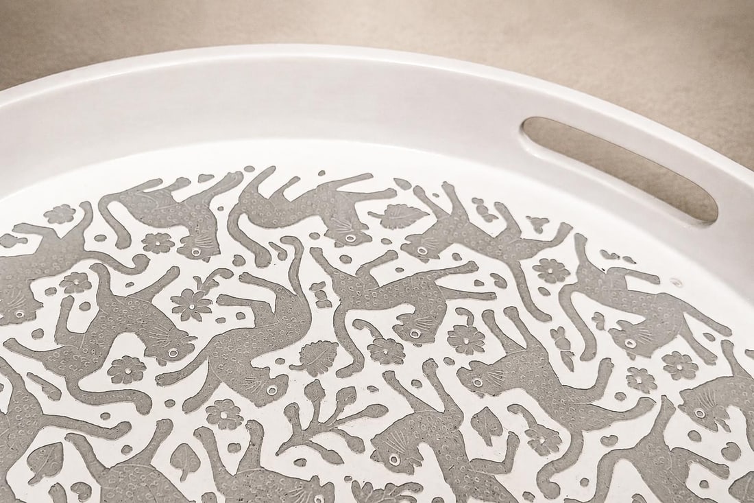 Large "Ocelote" Tray, Wood, Ensamble Artesano, 2024 - 7