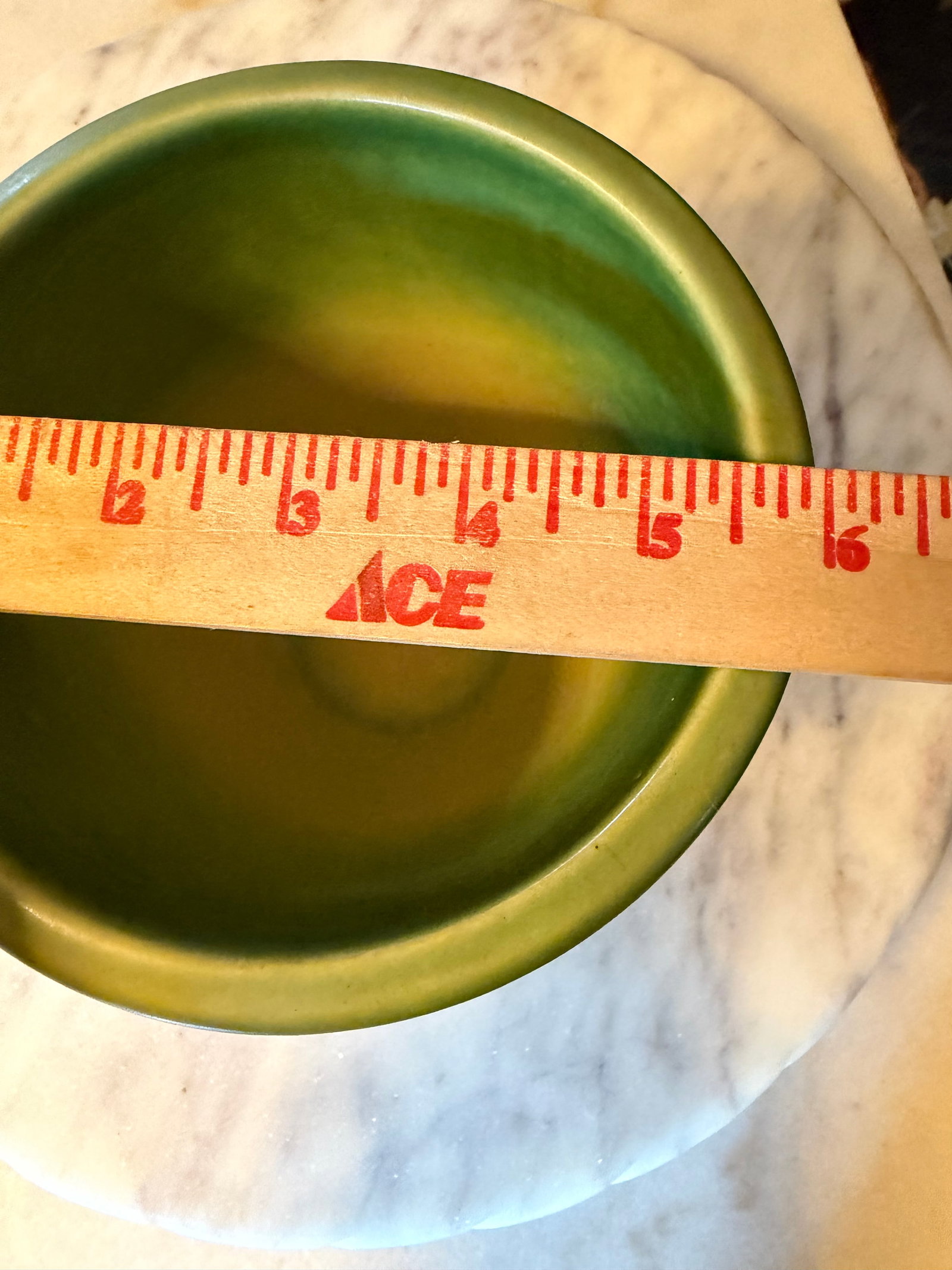 Roseville Snowberry Green 1947 Vintage Art Pottery Flower Pot Planter 1ps-5 - 10