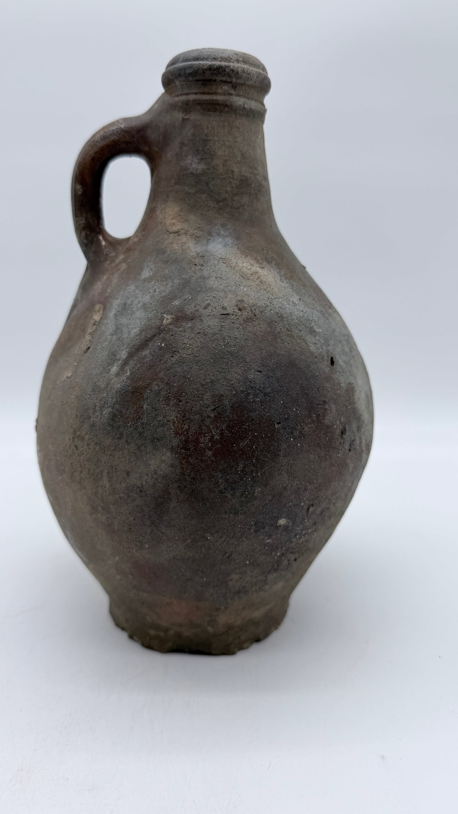17th-Century German Bartmann (Bellarmine) Stoneware Jug "” Excavated at the World Trade Center - 2