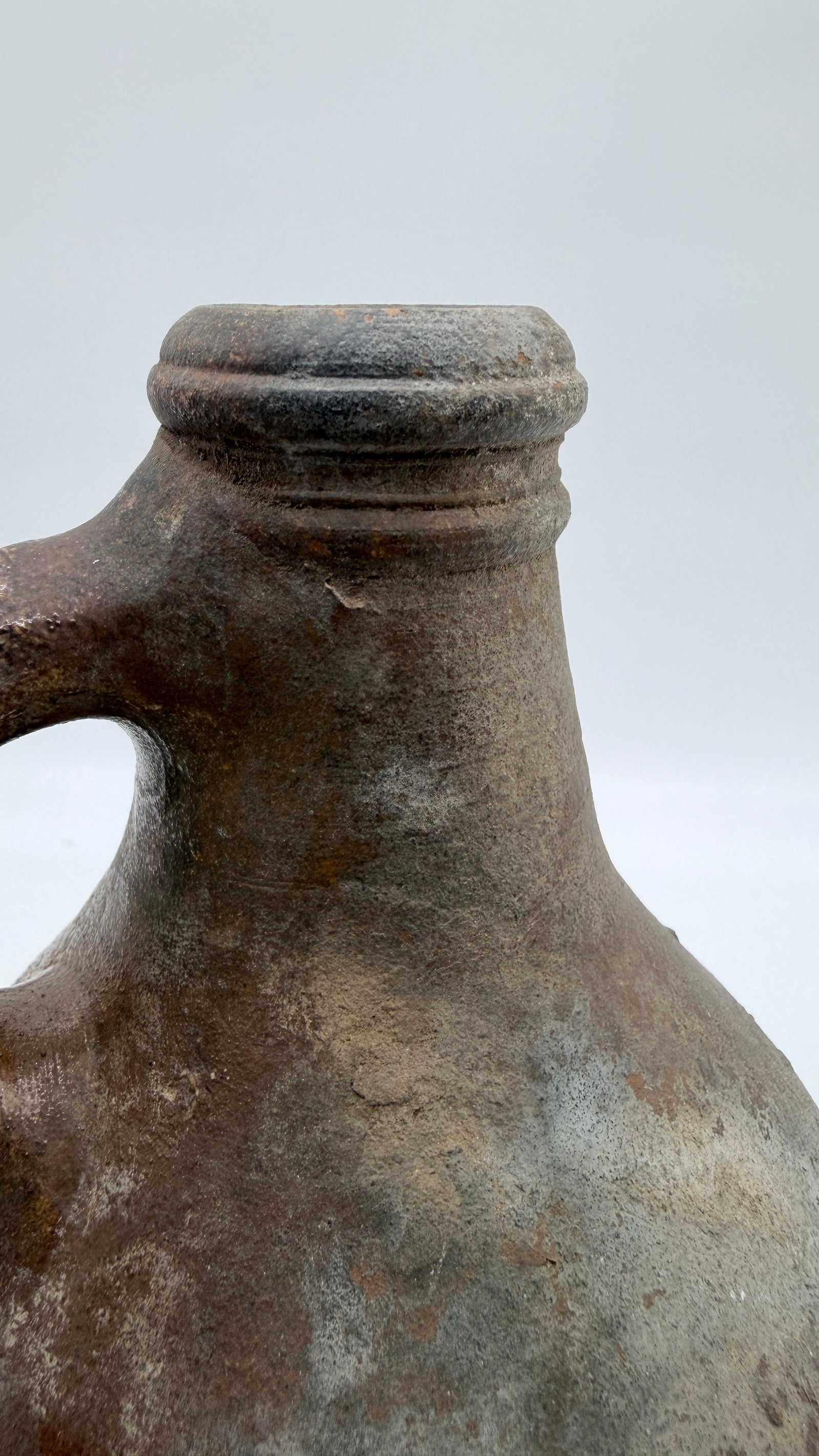 17th-Century German Bartmann (Bellarmine) Stoneware Jug "” Excavated at the World Trade Center - 5
