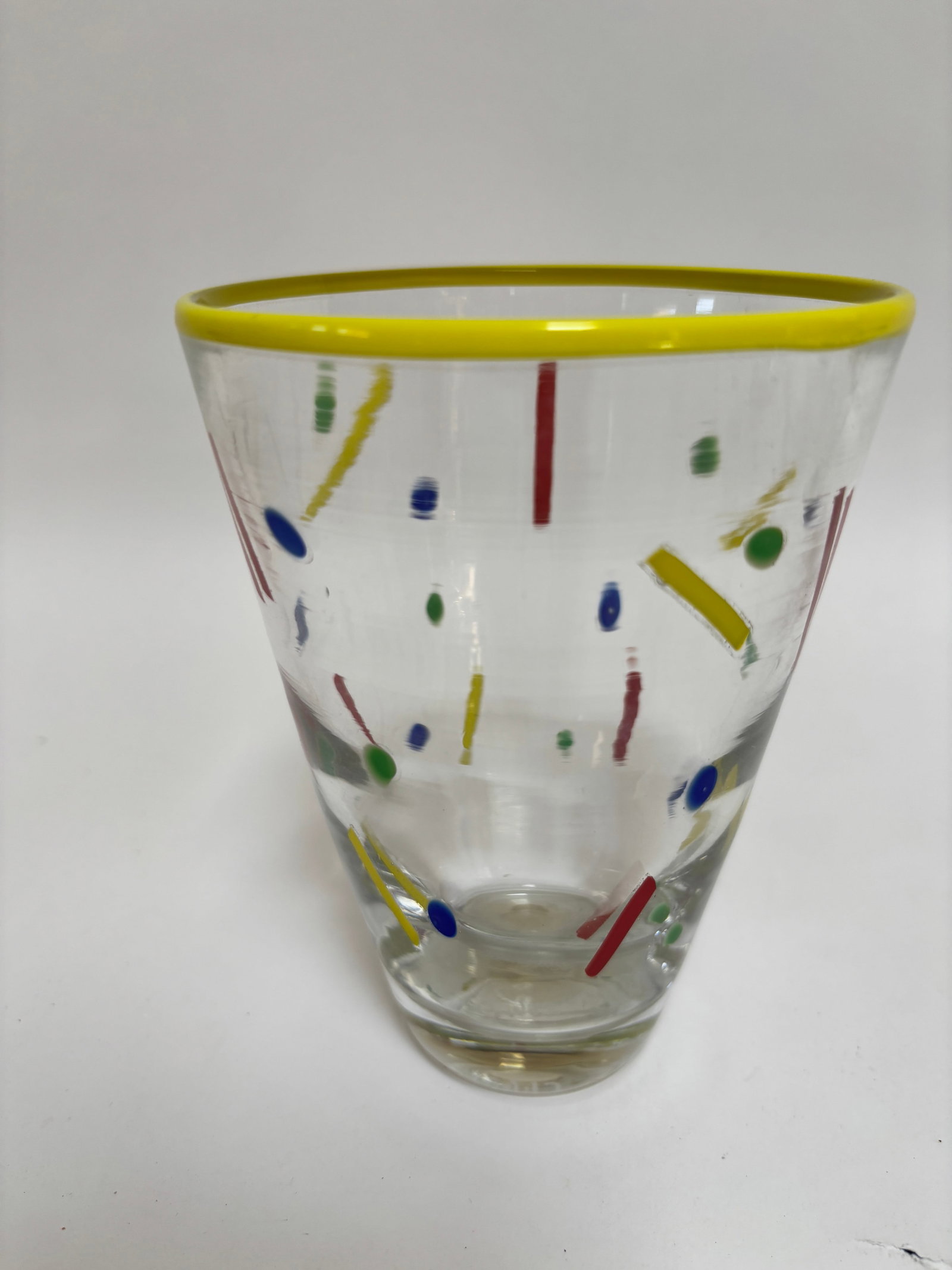 John Burchetta Set of 4 Hand Blown Murano Glass Tumblers, 1995 - 4