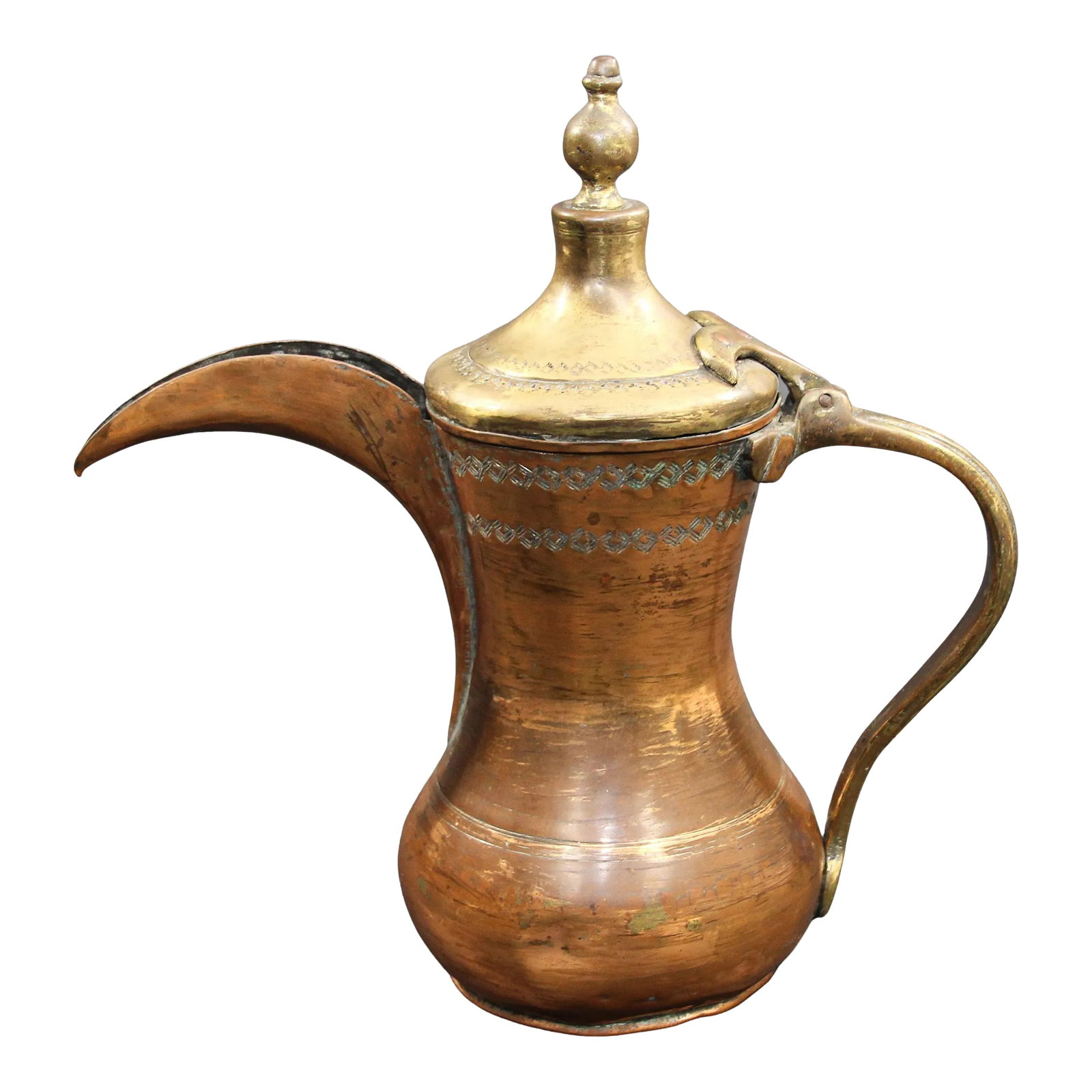 Antique Middle Eastern Dallah Arabic Coffee Pot (1 of 13)