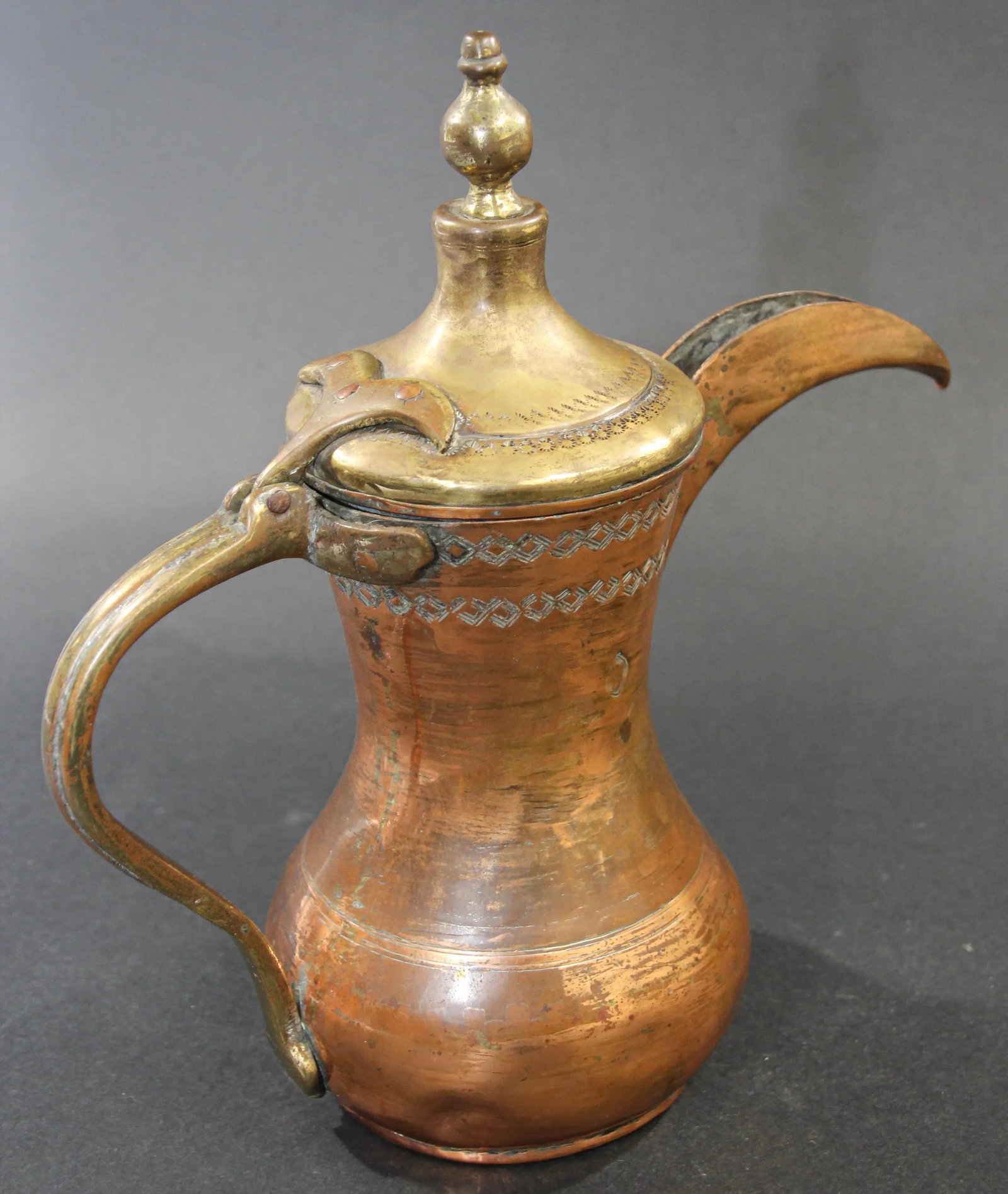 Antique Middle Eastern Dallah Arabic Coffee Pot - 2