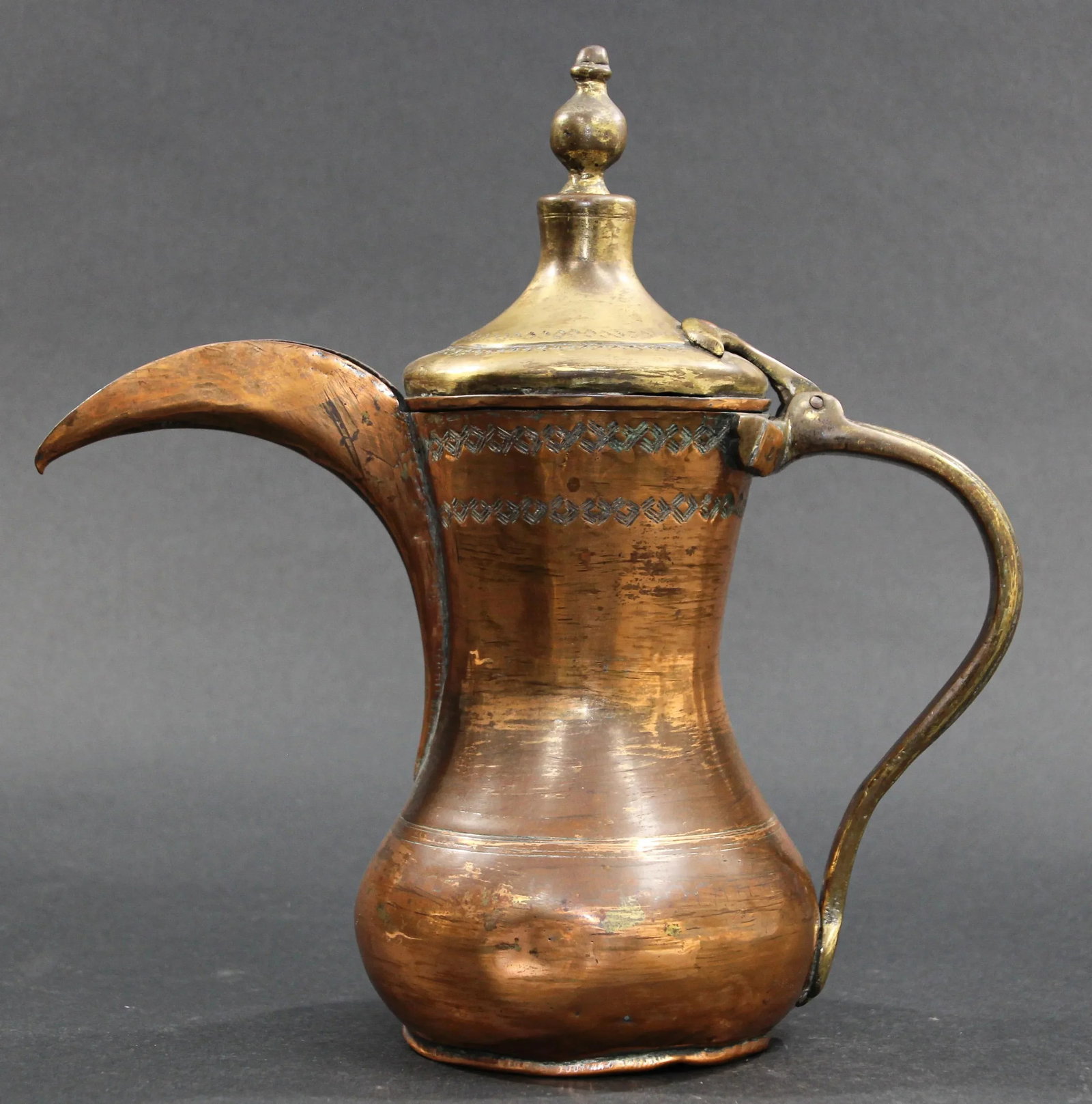 Antique Middle Eastern Dallah Arabic Coffee Pot - 5
