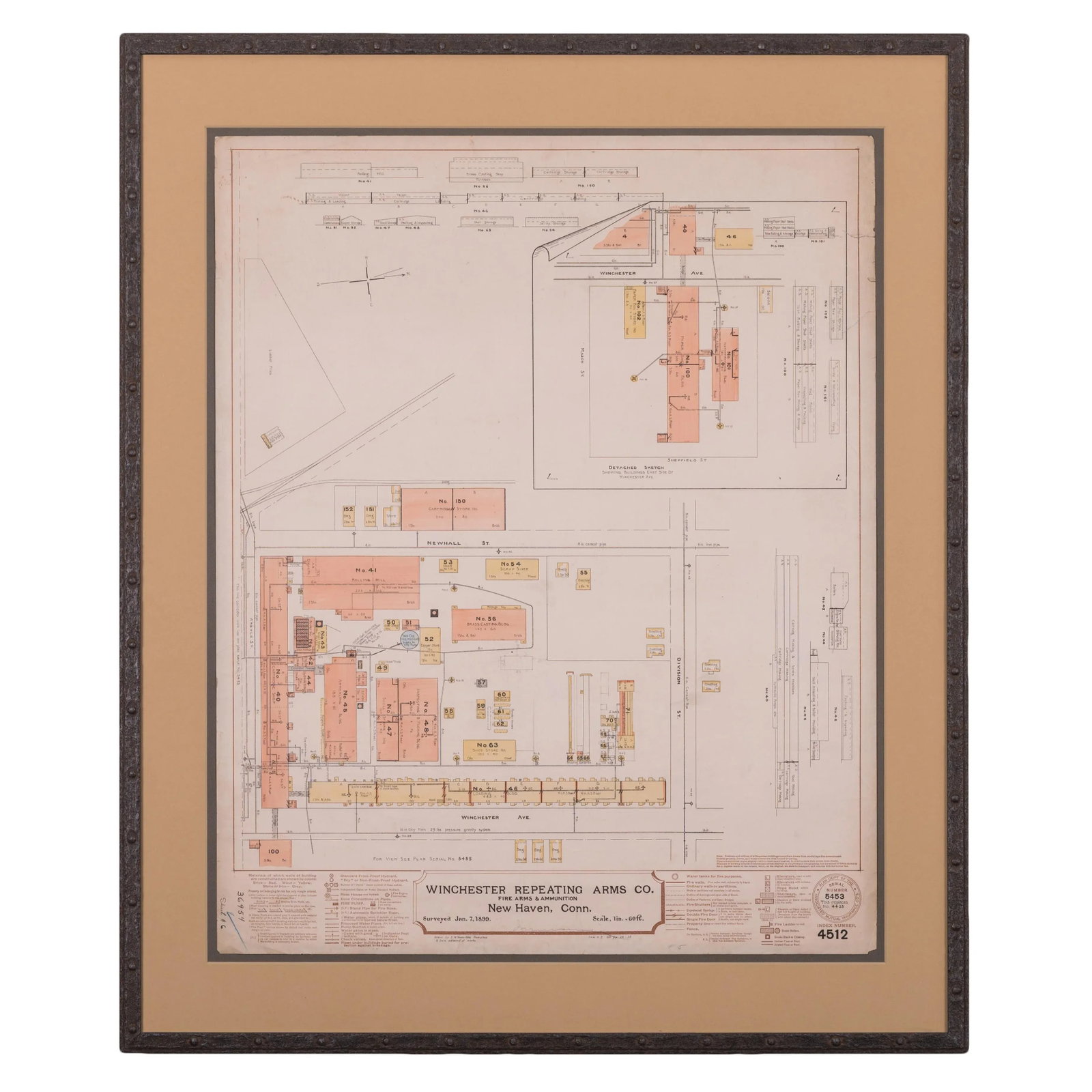 Winchester Repeating Arms Company Factory Survey, C.1899 - Set of 4 - 5