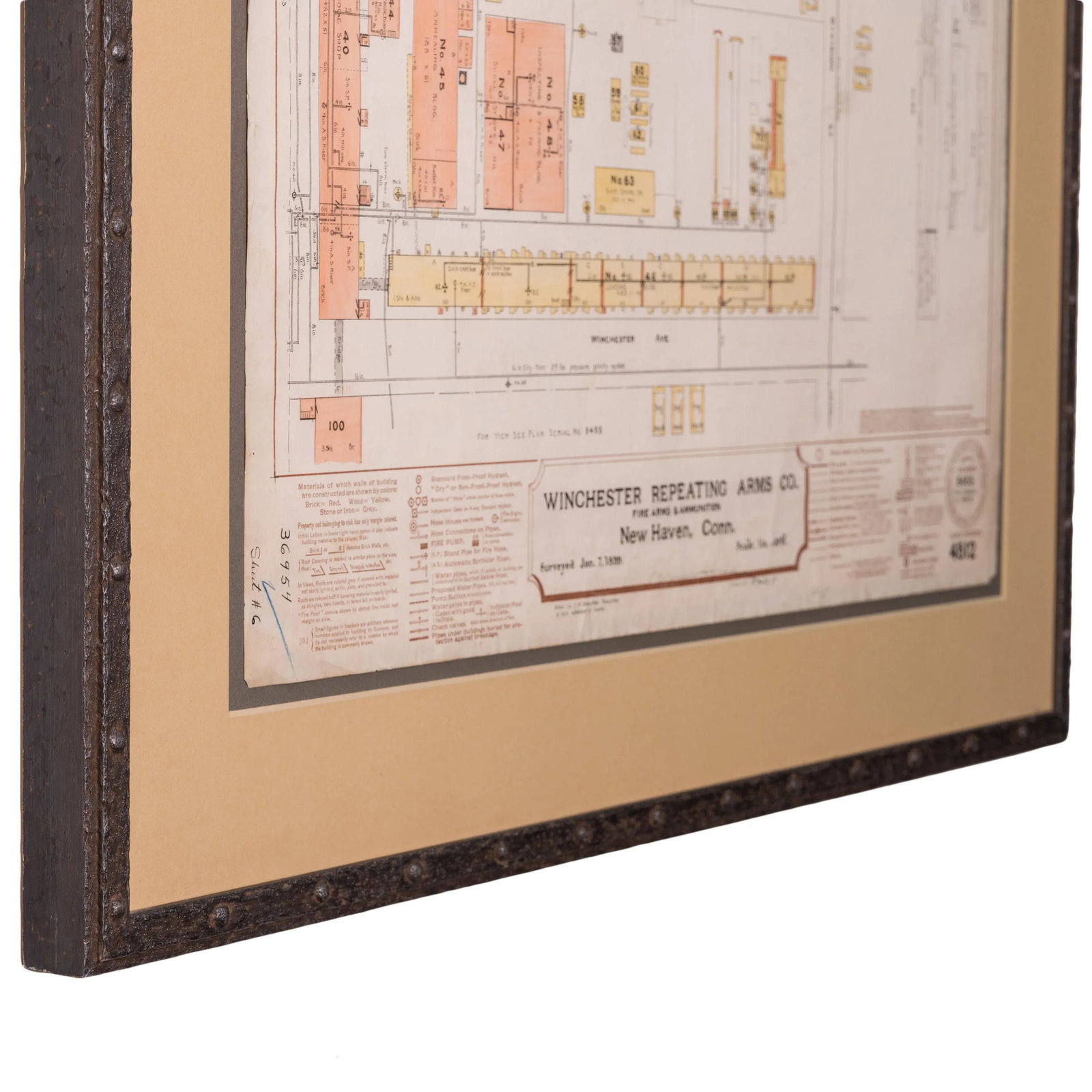 Winchester Repeating Arms Company Factory Survey, C.1899 - Set of 4 - 8