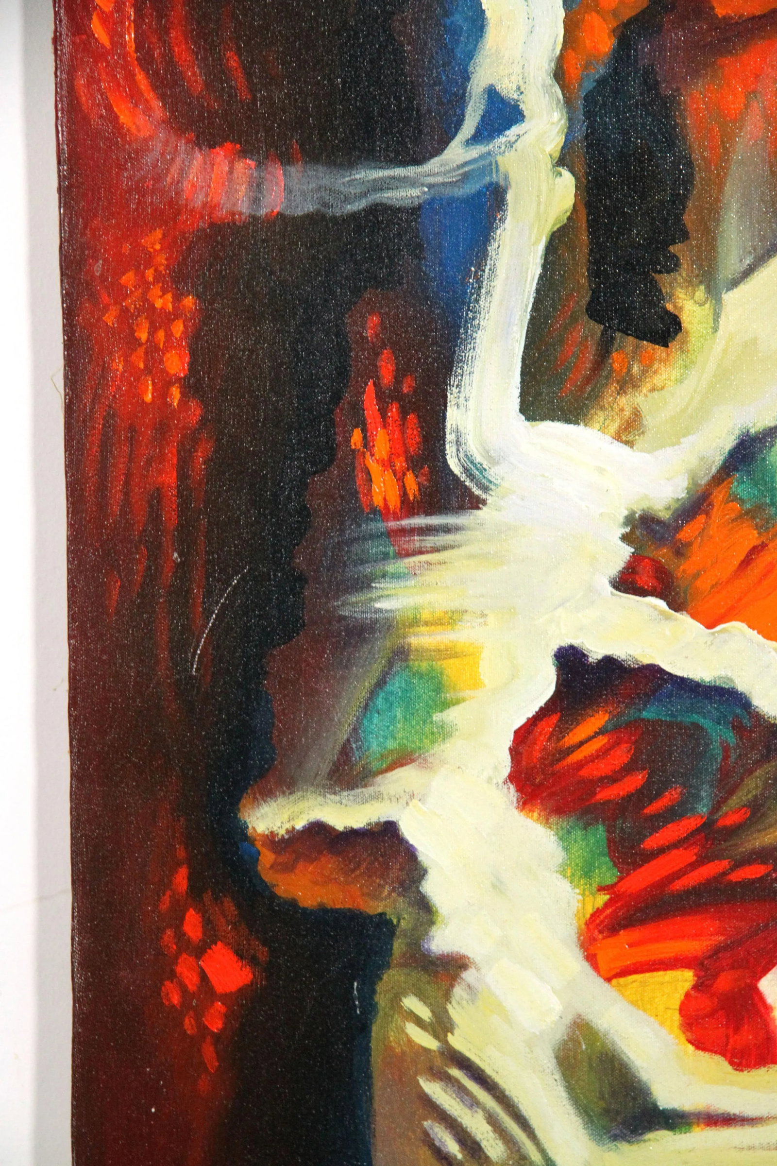 Contemporary Figurative Abstract Modern Acrylic on Canvas Painting by Jhosy Jimenez - 5