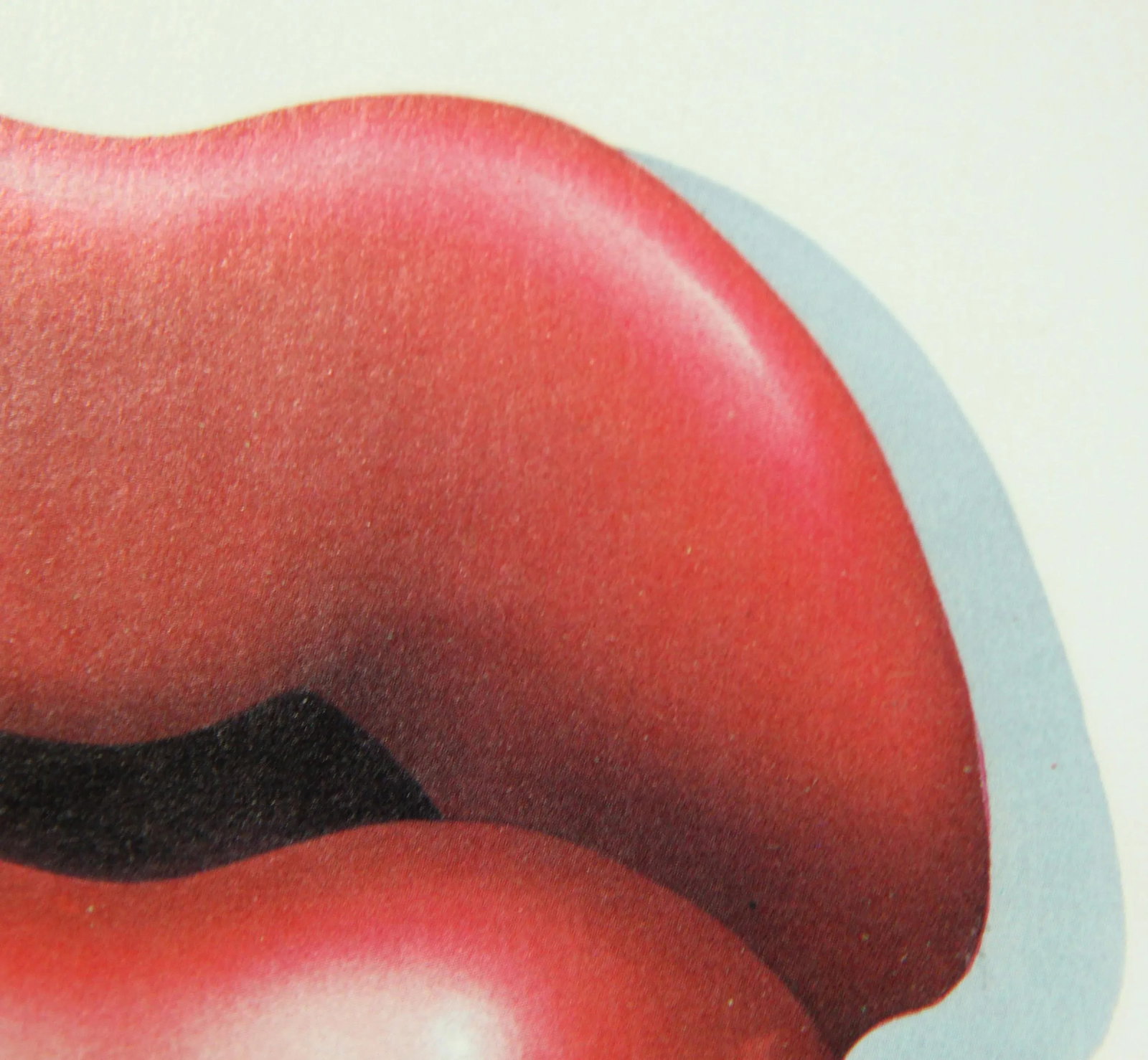 Vintage Tom Wesselman Pop Art Lips Triptych Lithograph Print - 3