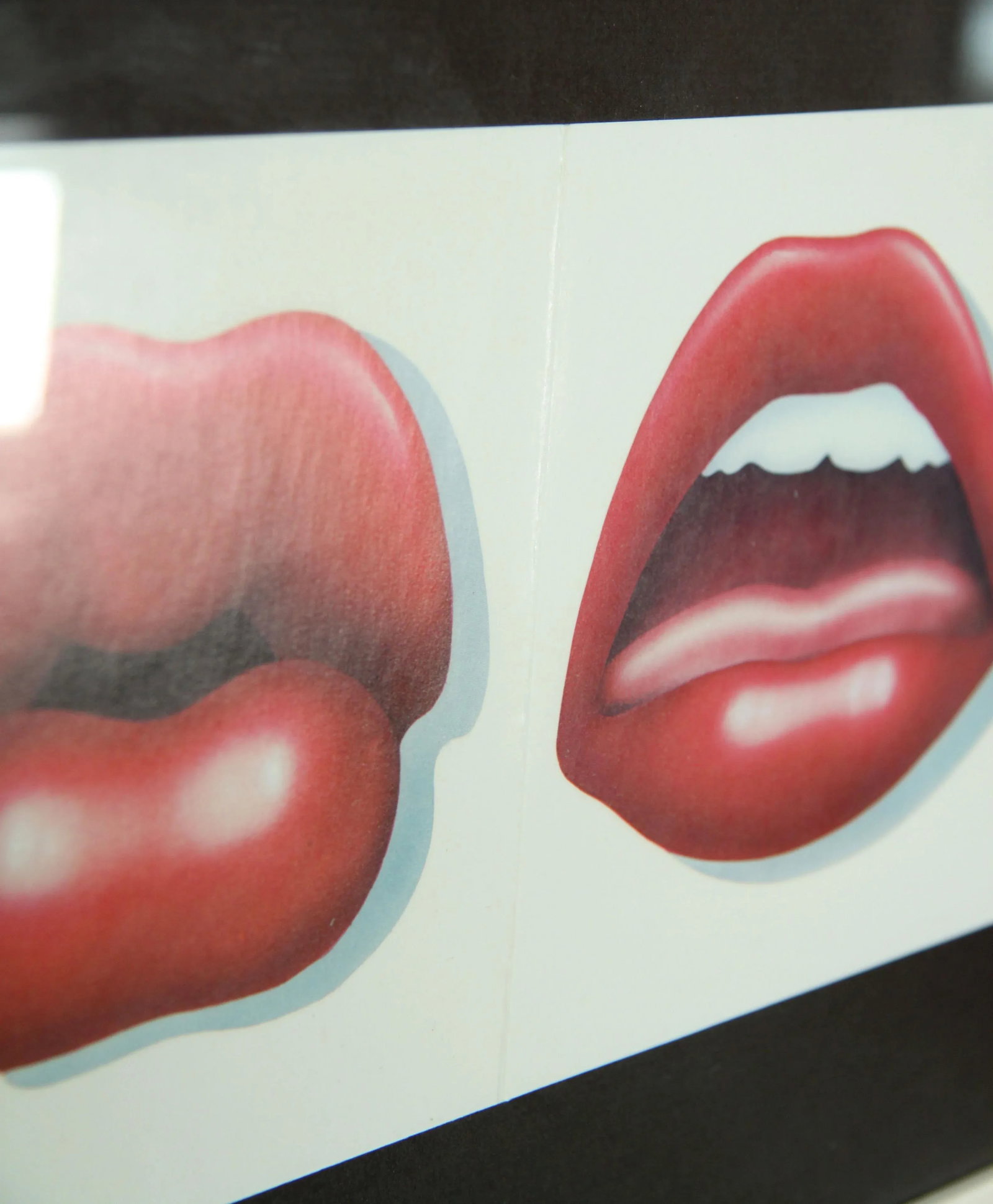 Vintage Tom Wesselman Pop Art Lips Triptych Lithograph Print - 4