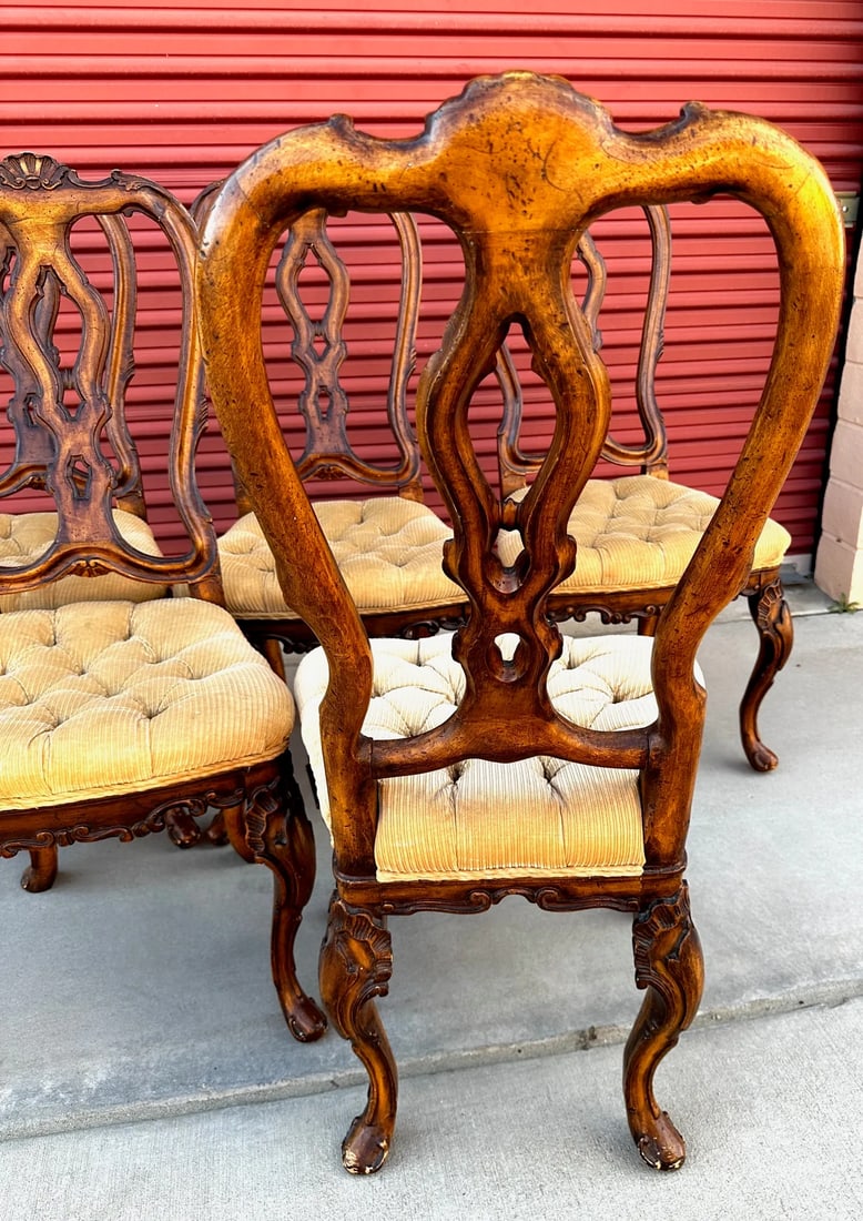 Antique Set of 6 George II Style Dining Chairs - 5