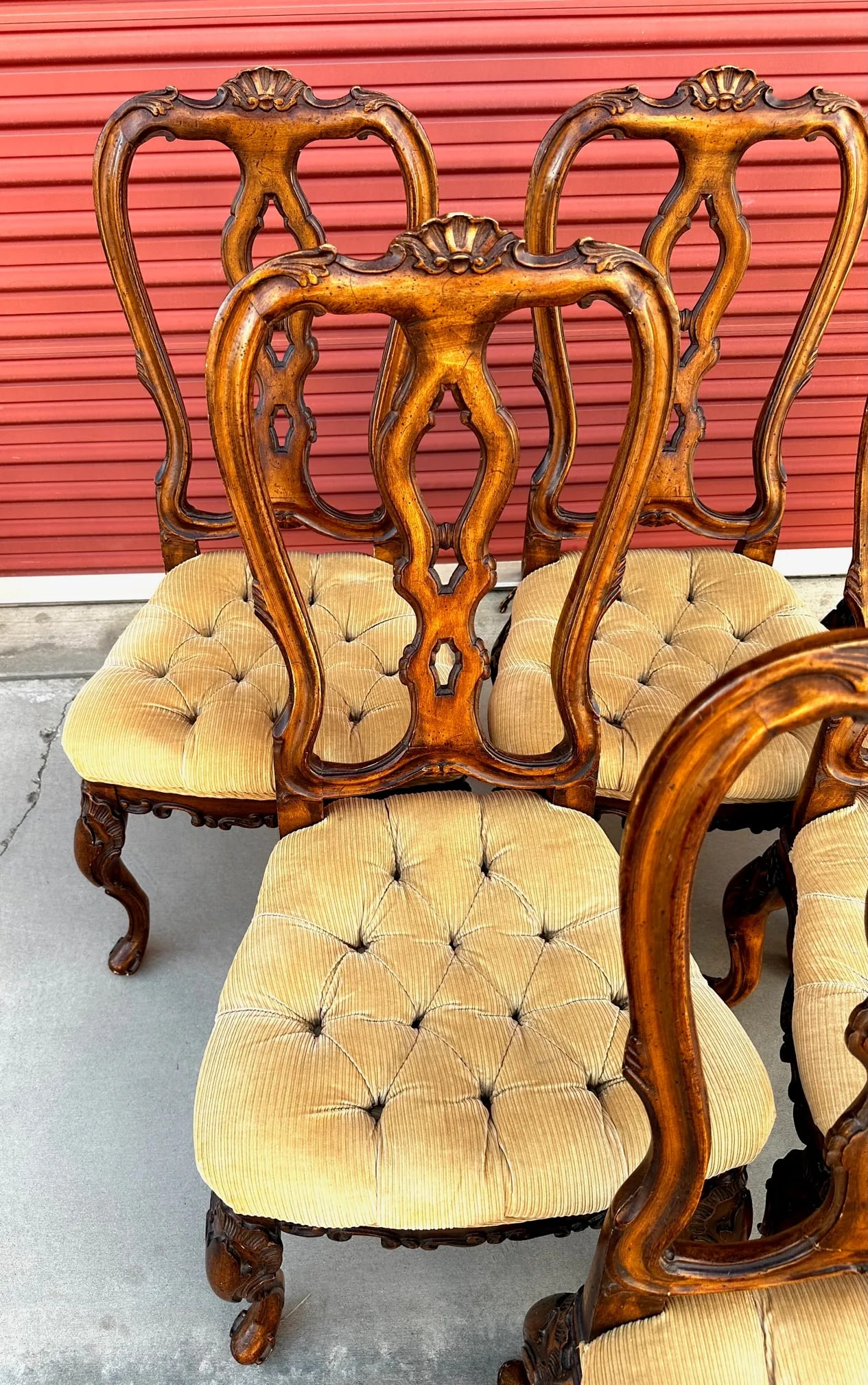 Antique Set of 6 George II Style Dining Chairs - 7
