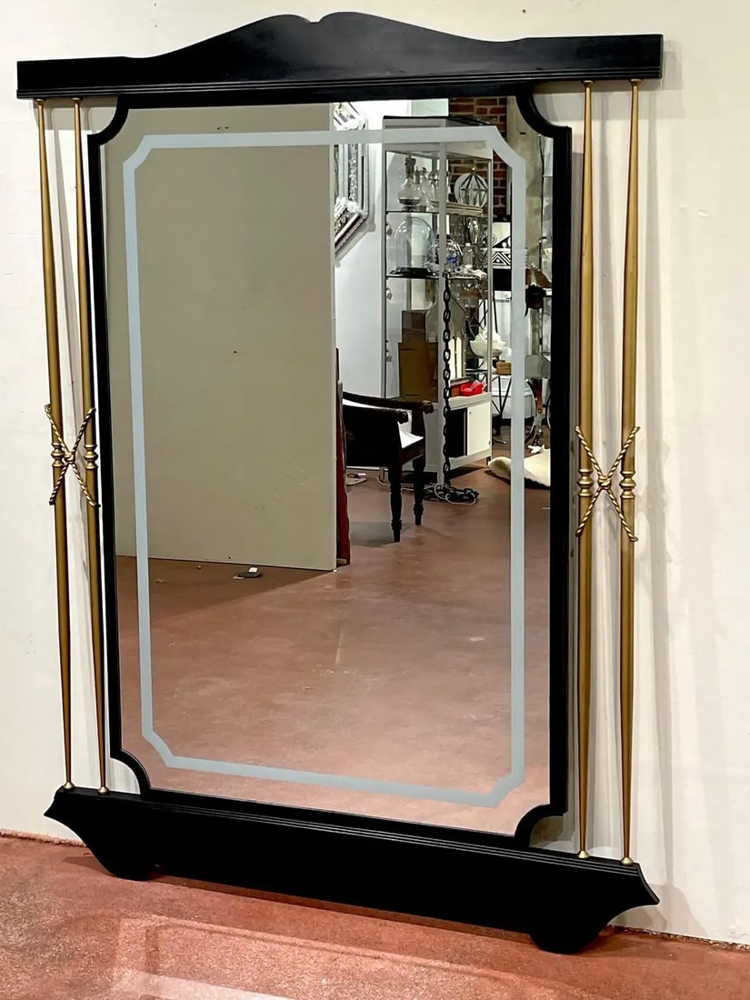 1950s Italian Modern Floor/ Wall Mirror - 3