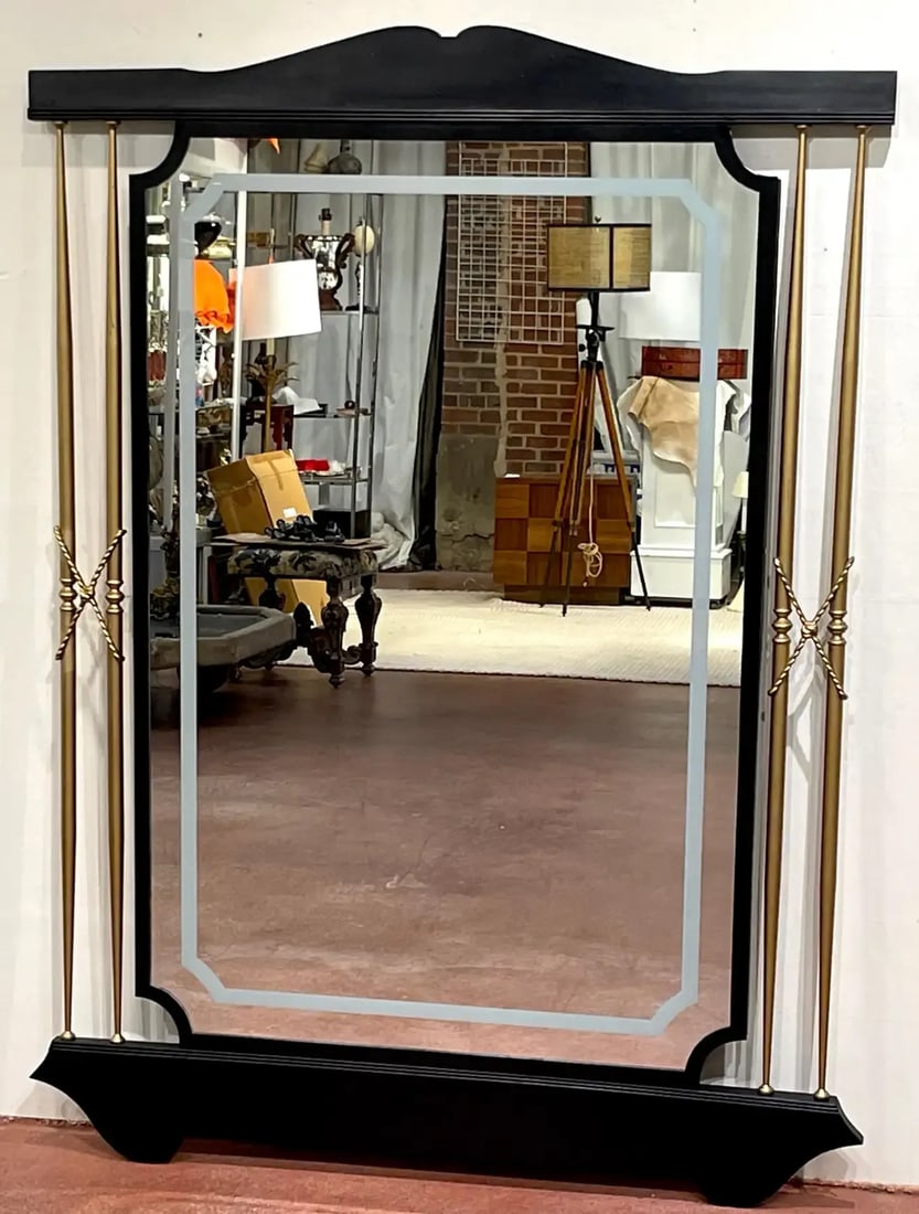 1950s Italian Modern Floor/ Wall Mirror - 4