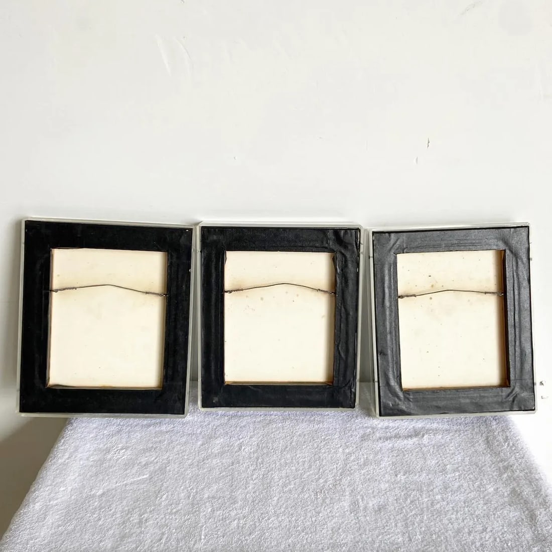 Vintage Balinese Paintings on Paper in Acrylic Frames - Set of 3 - 6