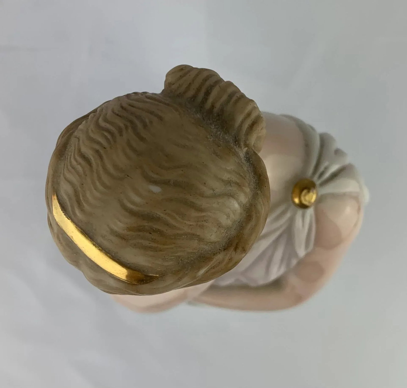 Vintage Belleek Hand Painted Porcelain Figurine - 8