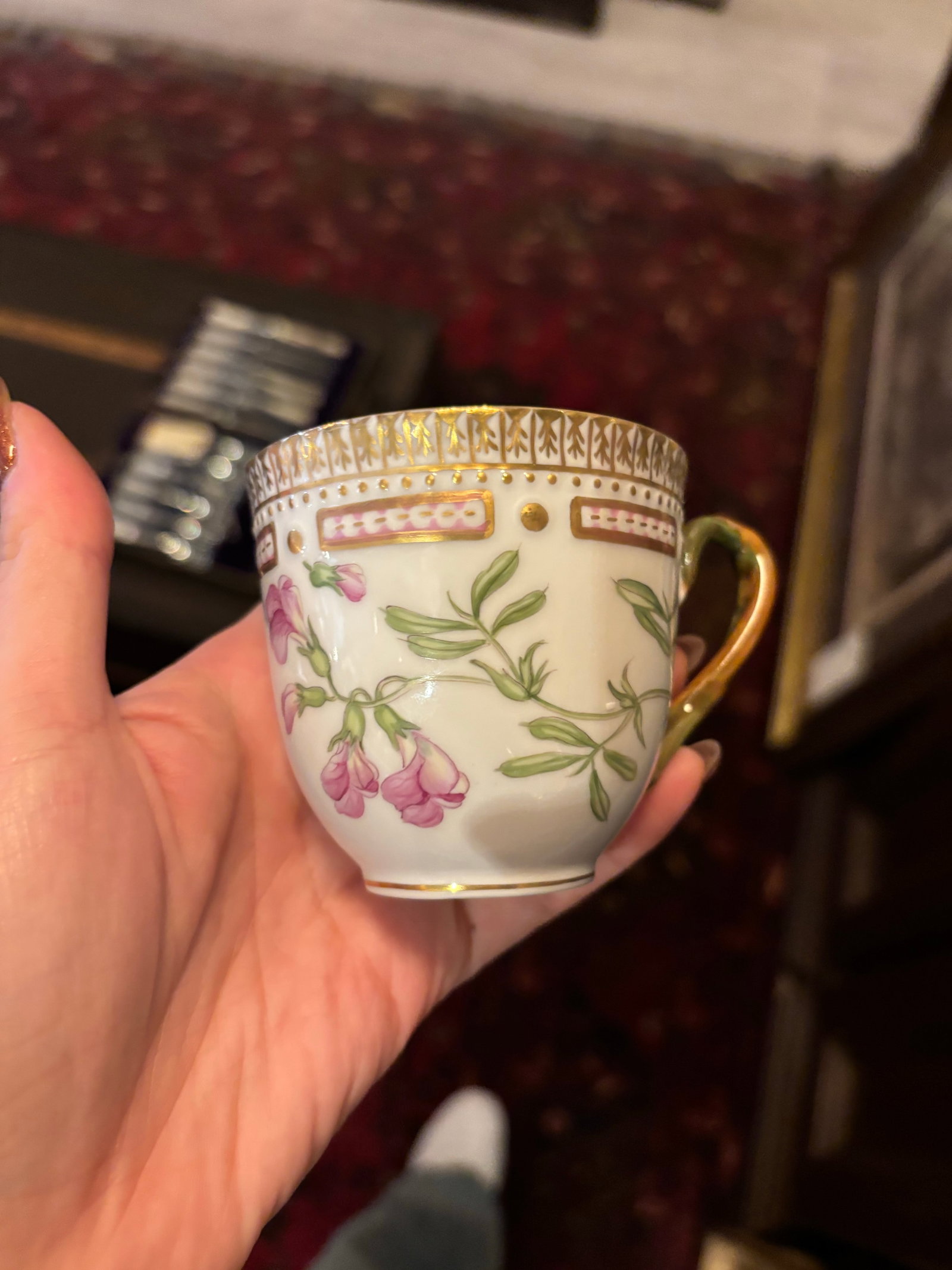 Rare Vintage Royal Copenhagen Flora Danica Porcelain Place Setting – Hand-Painted Botanical - 4