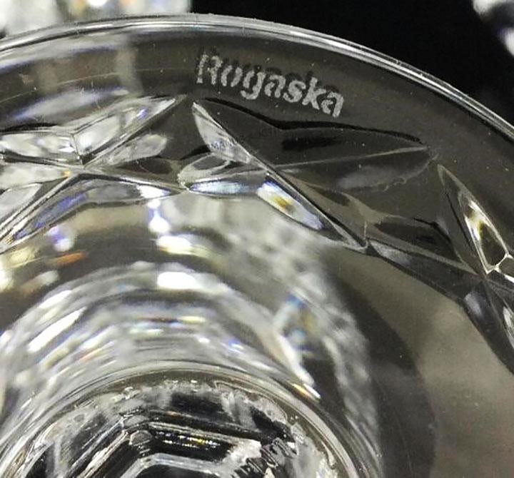 Rogaska Hand Blown Crystal Gallia Wine Glasses Yugoslavia - Set of 12 - 8
