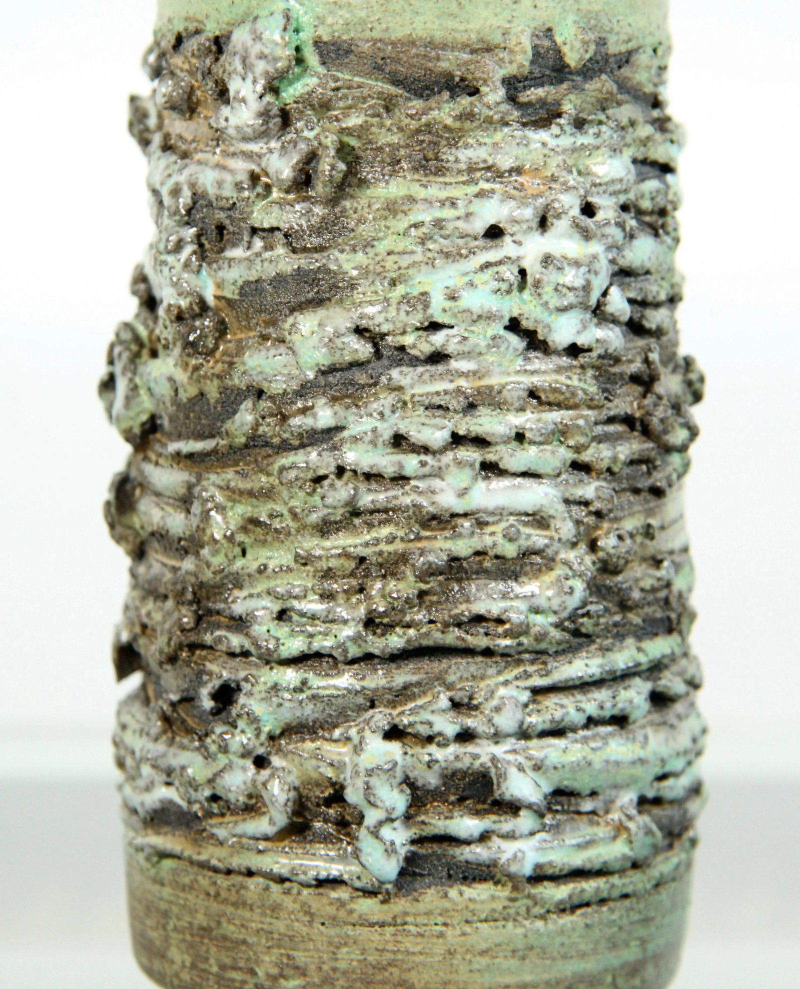 Brutalist Icelandic Lava Pottery Vase by Ragnar Kjartansson for Glit Studio Iceland - 3