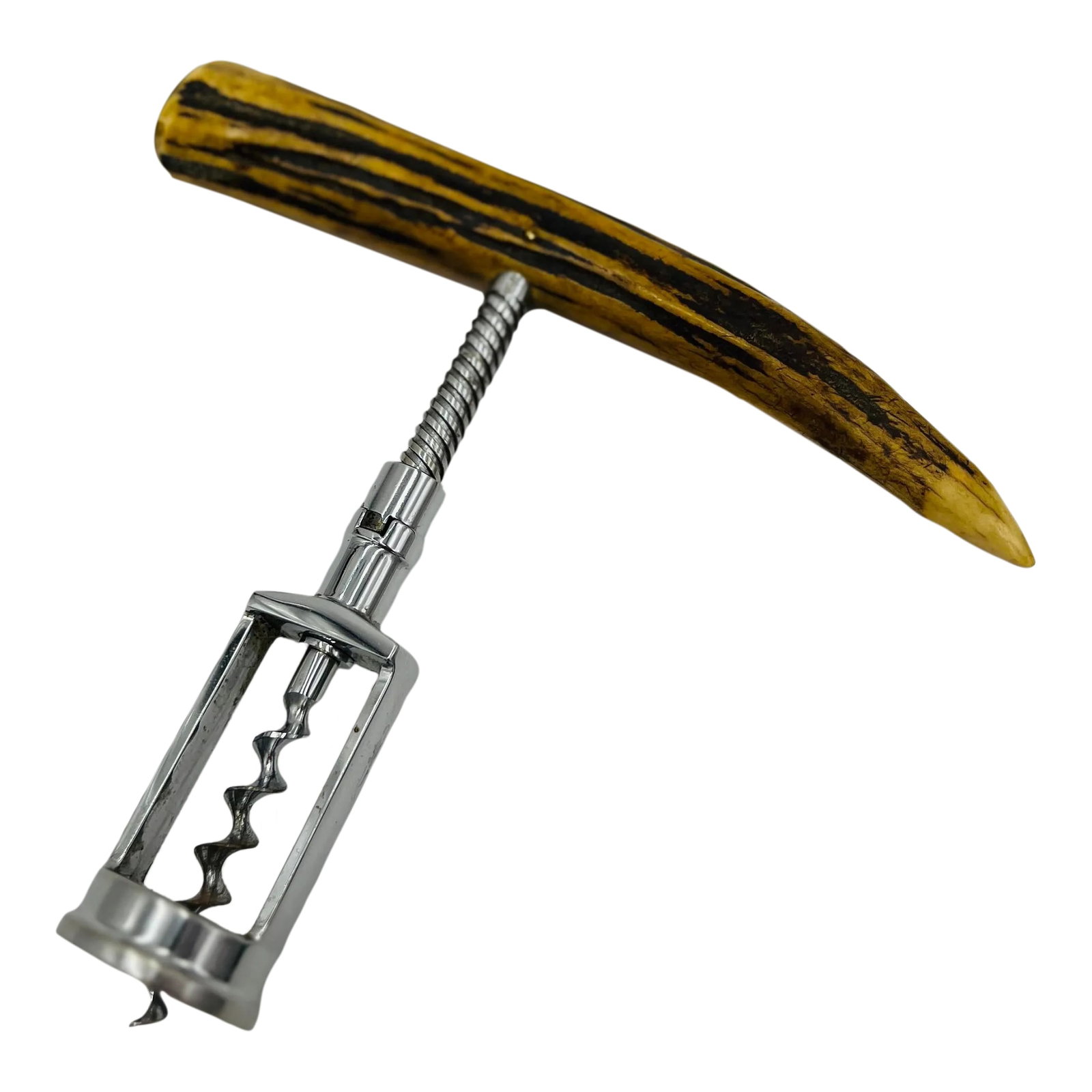 Antique German Antler Mounted Corkscrew (1 of 6)