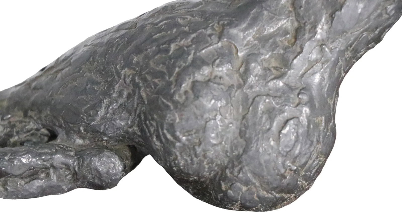 Nude Study in Sculpted Lead by Thomas Schottman Dated 1971 - 8