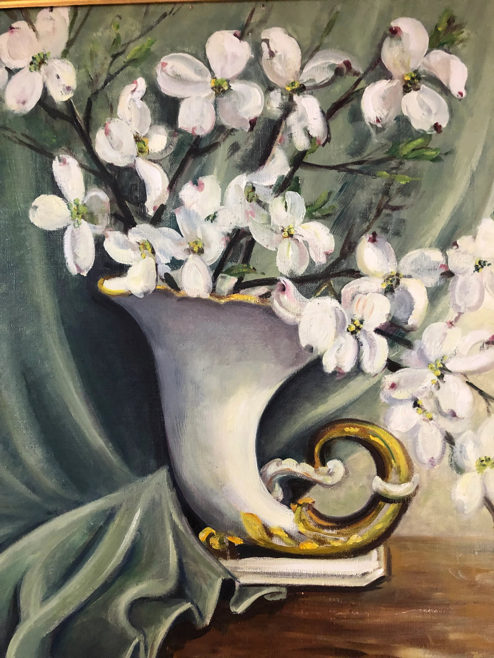 Original Oil Painting by Helen Ferne Slimp in Ornate Gilded Frame - 2