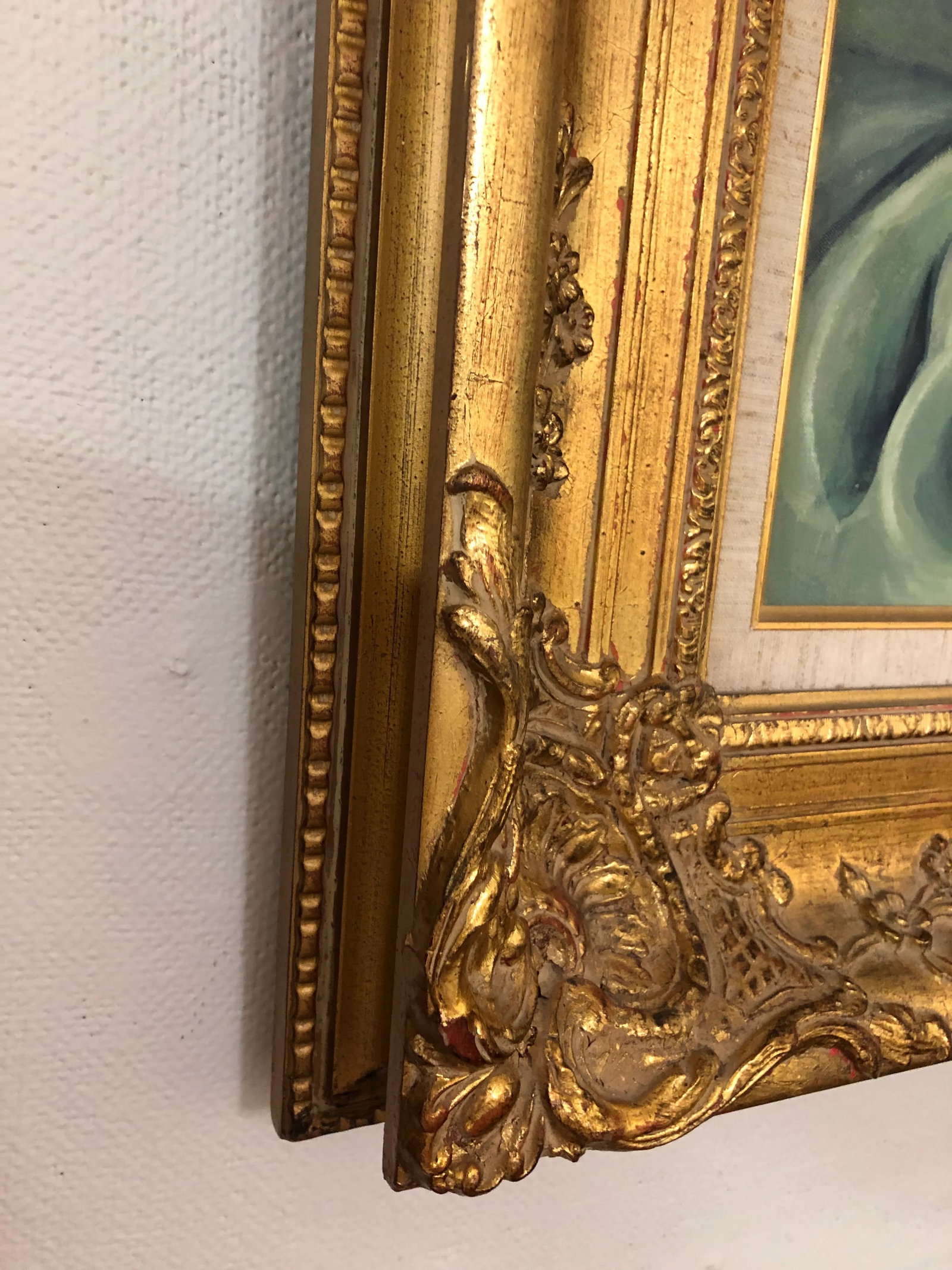 Original Oil Painting by Helen Ferne Slimp in Ornate Gilded Frame - 3