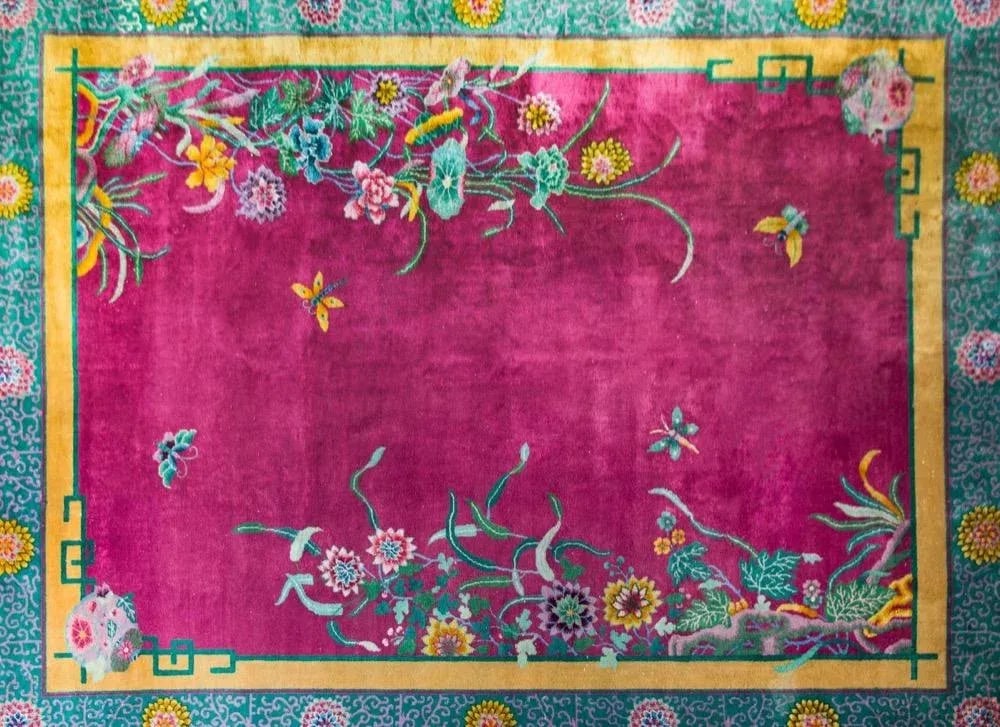 Early 20th Century Chinese Art Deco Rug - 6