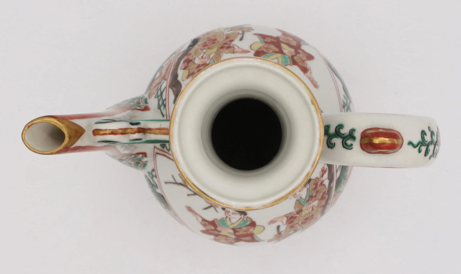 Meiji Period Porcelain Wine Ewer - 5