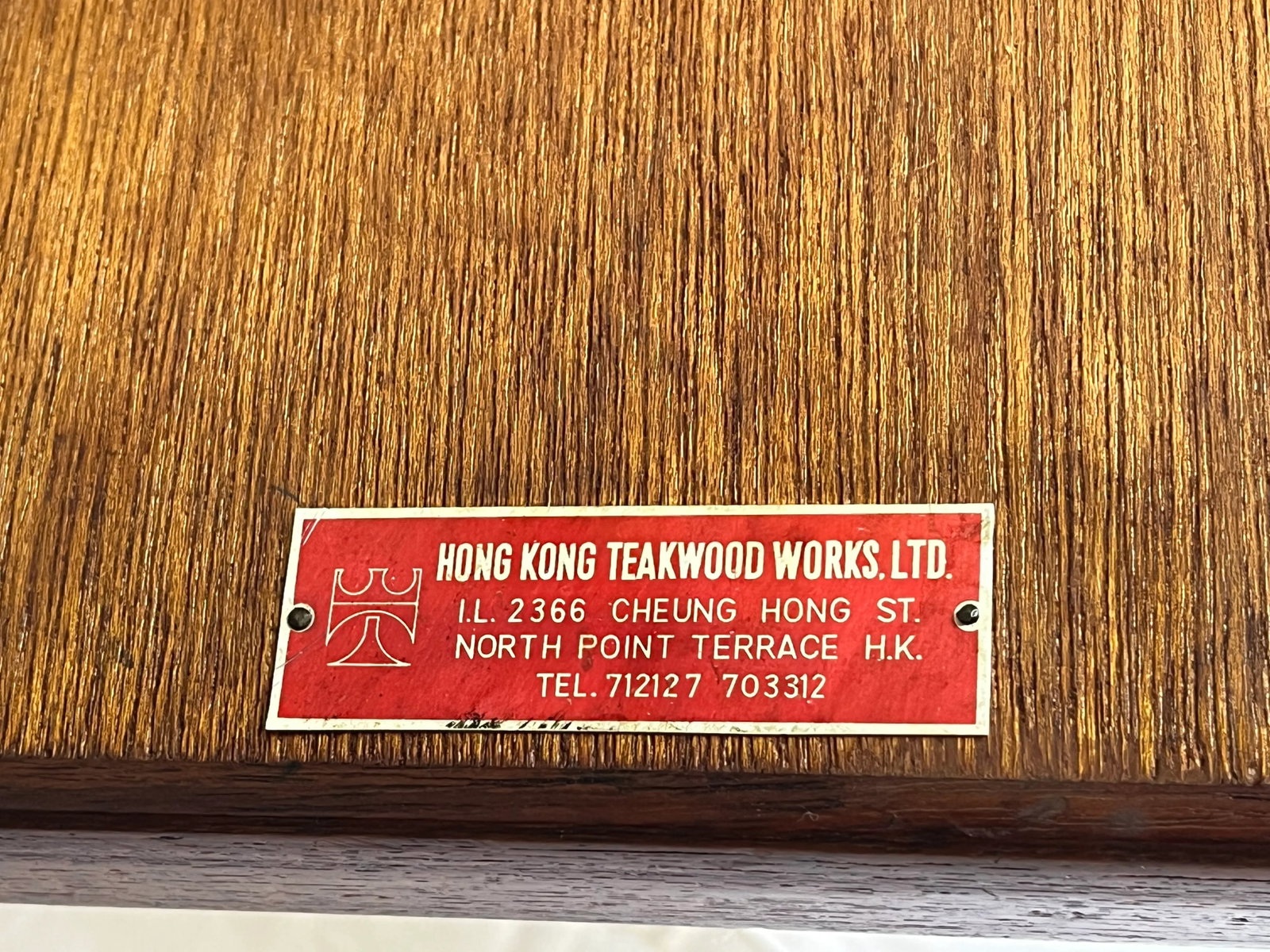 Mid Century Modern Walnut Parquet Hexagon Table by Hong Kong Teakwood Works - 8