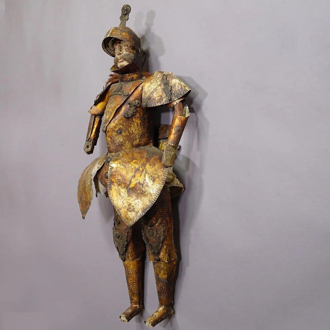 Antique Sicilian Opera Dei Pupi Theater Marionette, Ca. 1930s - 2
