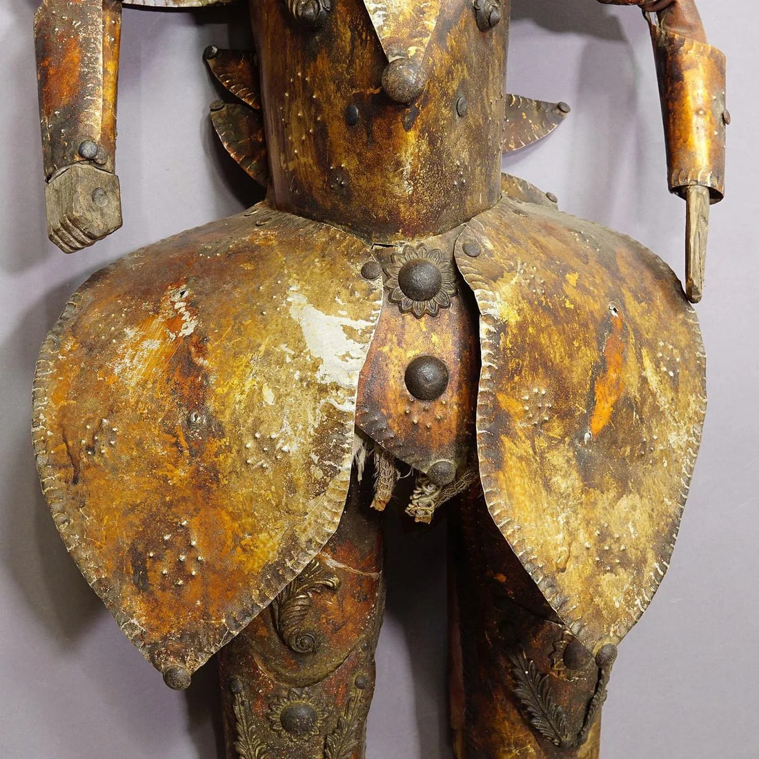 Antique Sicilian Opera Dei Pupi Theater Marionette, Ca. 1930s - 5