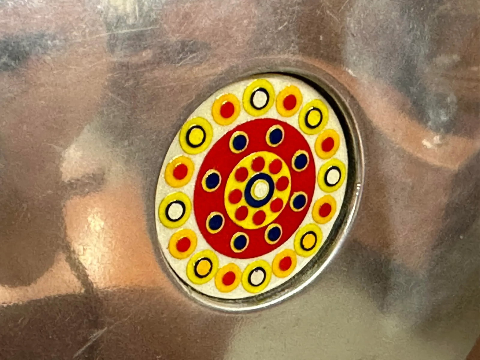 Aluminum Sculpture With Glass Disc From 1971 - 7