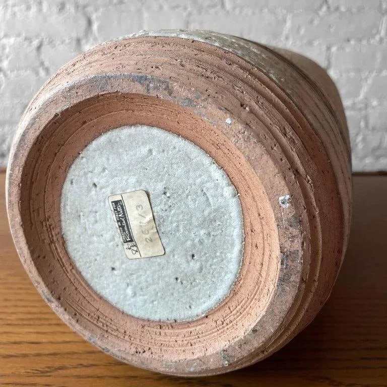 1960s Tall Art Pottery Vase by Bitossi for Rosenthal Netter - 11