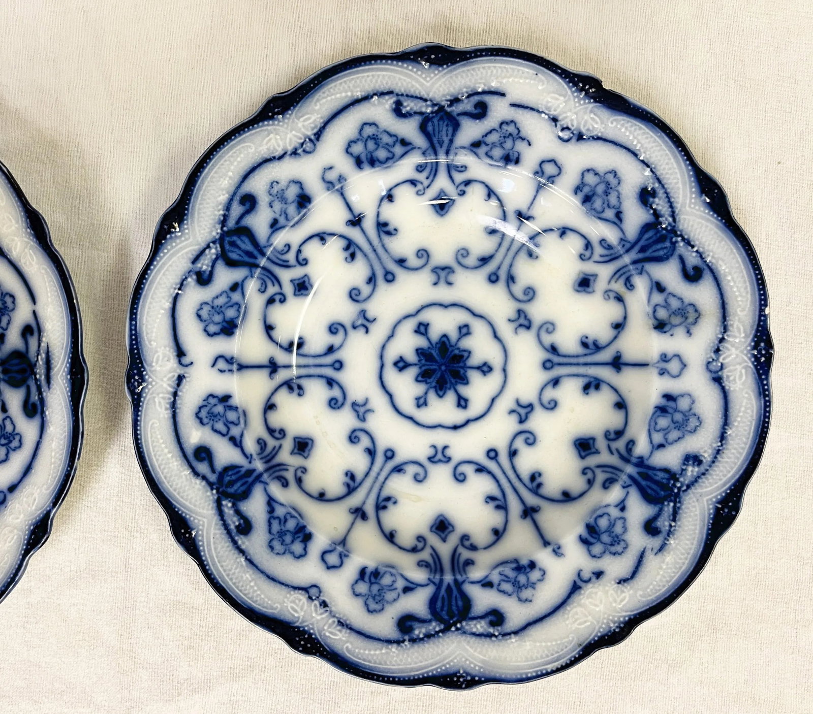 Antique Late 1800's English New Wharf Conway Serving Bowls- a Pair - 3