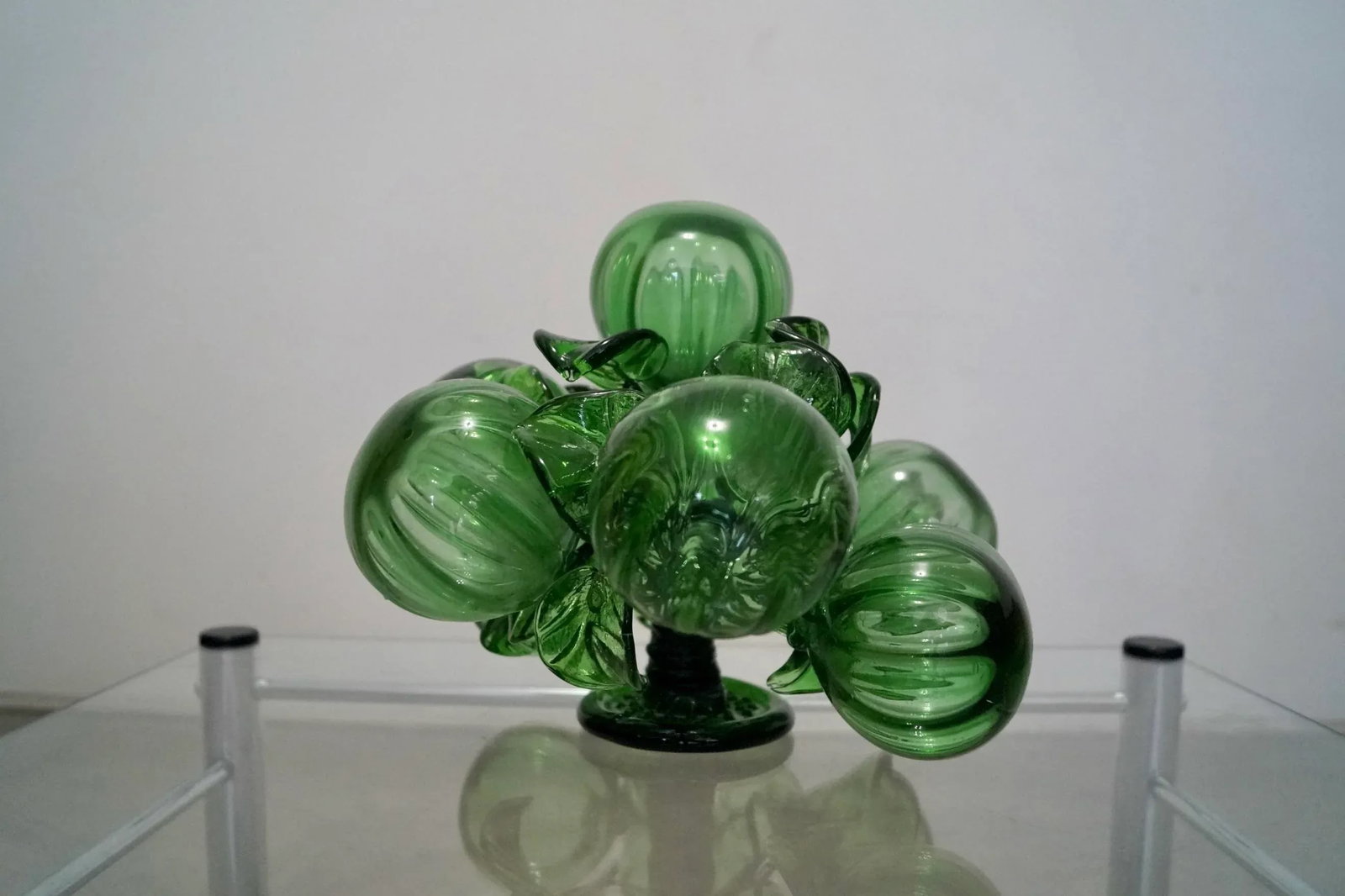 1960's Hollywood Regency Hand Blown Glass Tree Sculpture - 4