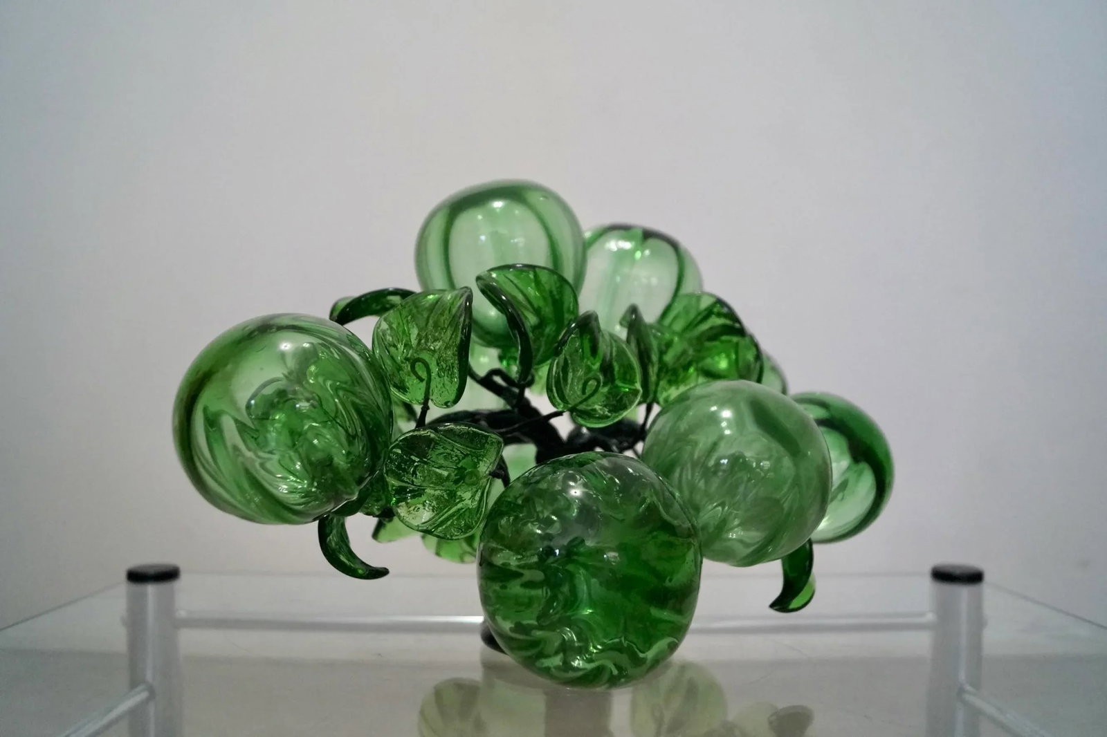 1960's Hollywood Regency Hand Blown Glass Tree Sculpture - 6