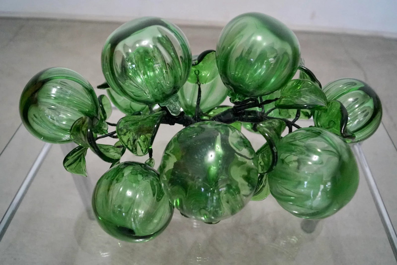 1960's Hollywood Regency Hand Blown Glass Tree Sculpture - 7