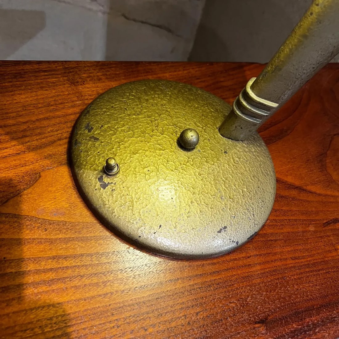 1947 Antique Gold Cobra Desk Lamp by Jean Otis Reinecke Faries - 10