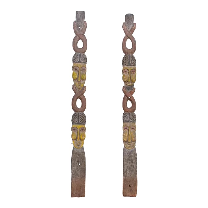 Pair of Antique African House Post (1 of 12)