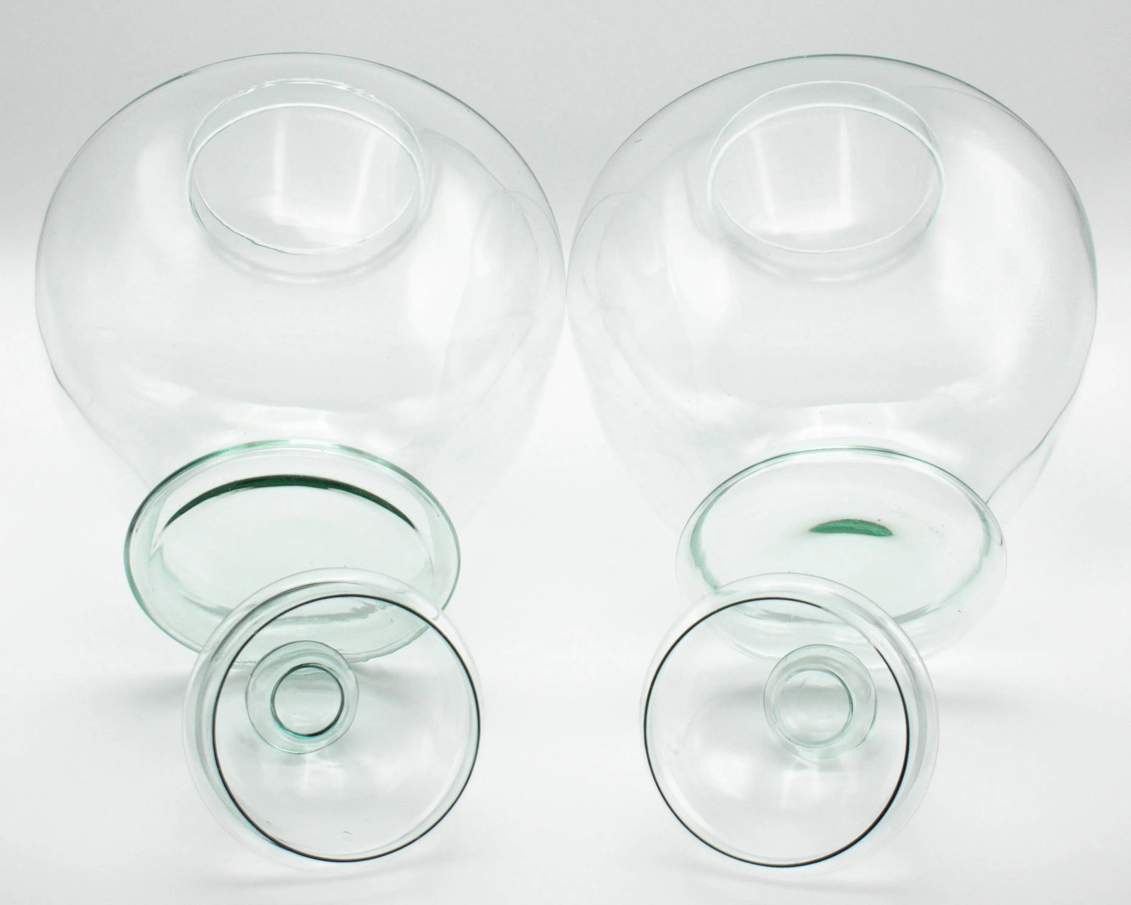 French Glass Apothecary Jars, a Pair - 5