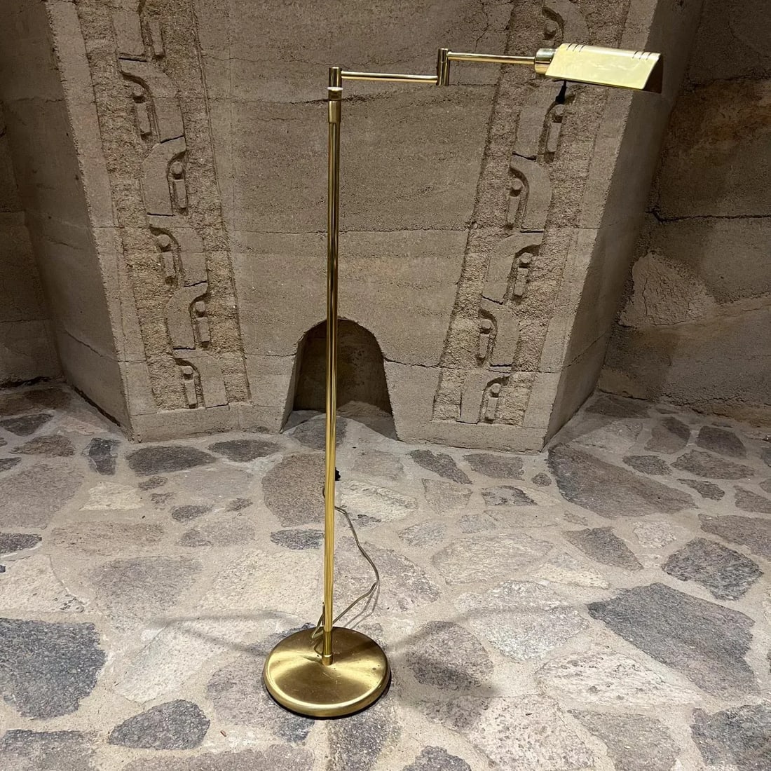 1980s Holtkoetter Brass Pharmacy Floor Lamp Leuchten - 5