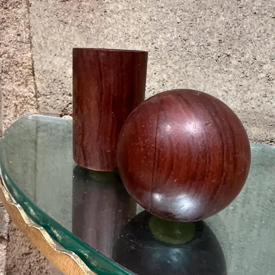 1960s Modern Rosewood Nesting Salt & Pepper Shaker Set, Unique Design - 2